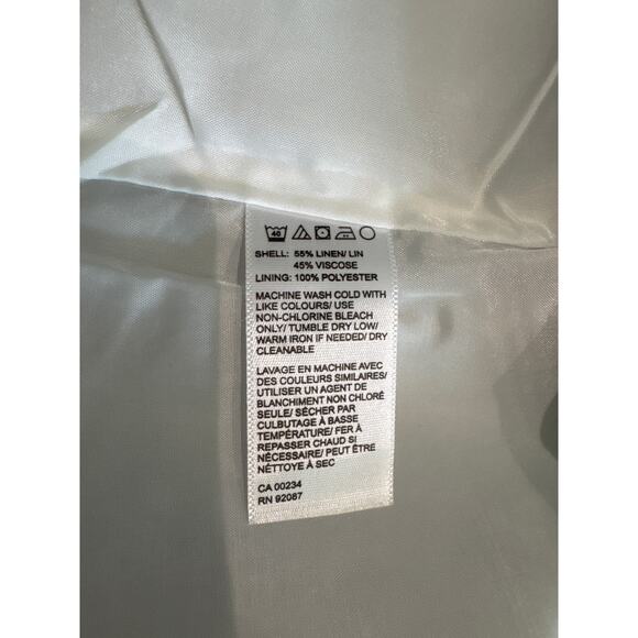 SAKS FIFTH AVENUE Notch Lapel Linen Blend Sportscoat Size XXL | SAME DAY SHIP - Picture 3 of 5